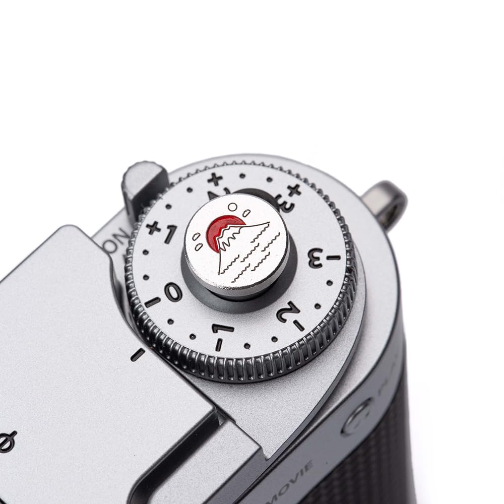 Camera Hot Shoe Cover/Shutter Button, Soft Release Button,Suitable for FUJIFILM XT5 XT4 XT3 XT30 XT20 X100V X100F XT100 X-E3 X-PRO2 X-PRO3 (Mountains