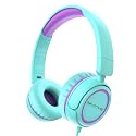 IMYB V1 Kids Headphones, 85dB Safe Volume for School, Toddler 2-12, Adjustable Foldable Durable Wired Cord, iPad Kindle Tablet Chromebook 3.5mm On-Ear