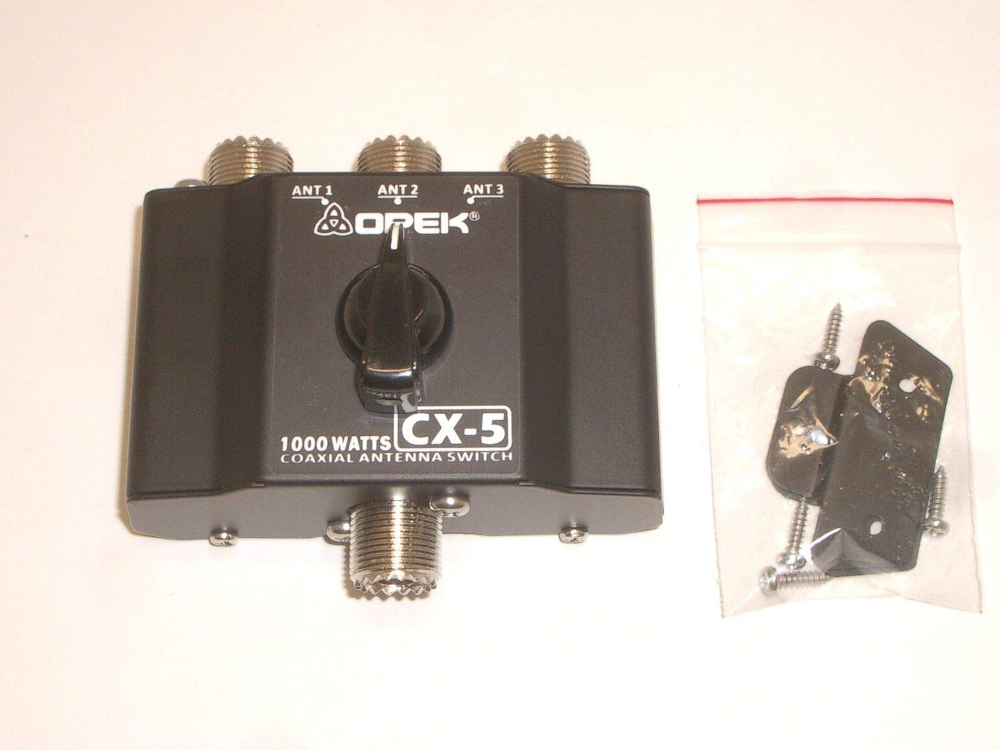 RK-OPEK CX5 3 POSITION ANTENNA COAX COAXIAL SWITCH w/SO-239 1KW CB HAM RADIO