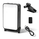 Suptig Mini Video Light, Selfie Light for Phone, Laptop, Camera, Gopro, DJI Action 5 pro, DJI Action 4-3, Conference Lighting with Clip & Camera