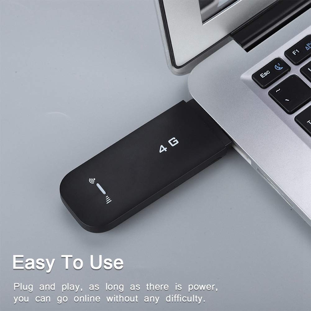 Network Adapter, 4G LTE USB Portable Router Pocket Mobile Hotspot Network Travel Smart Router (with )