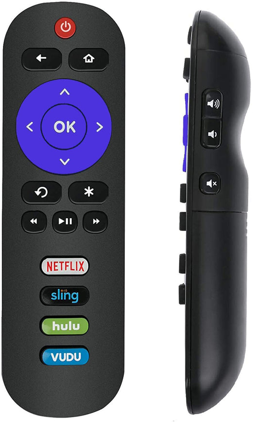 Remote Control Compatible with All Westinghouse Roku TV with Netflix Sling hulu VUDU - No Setup Required
