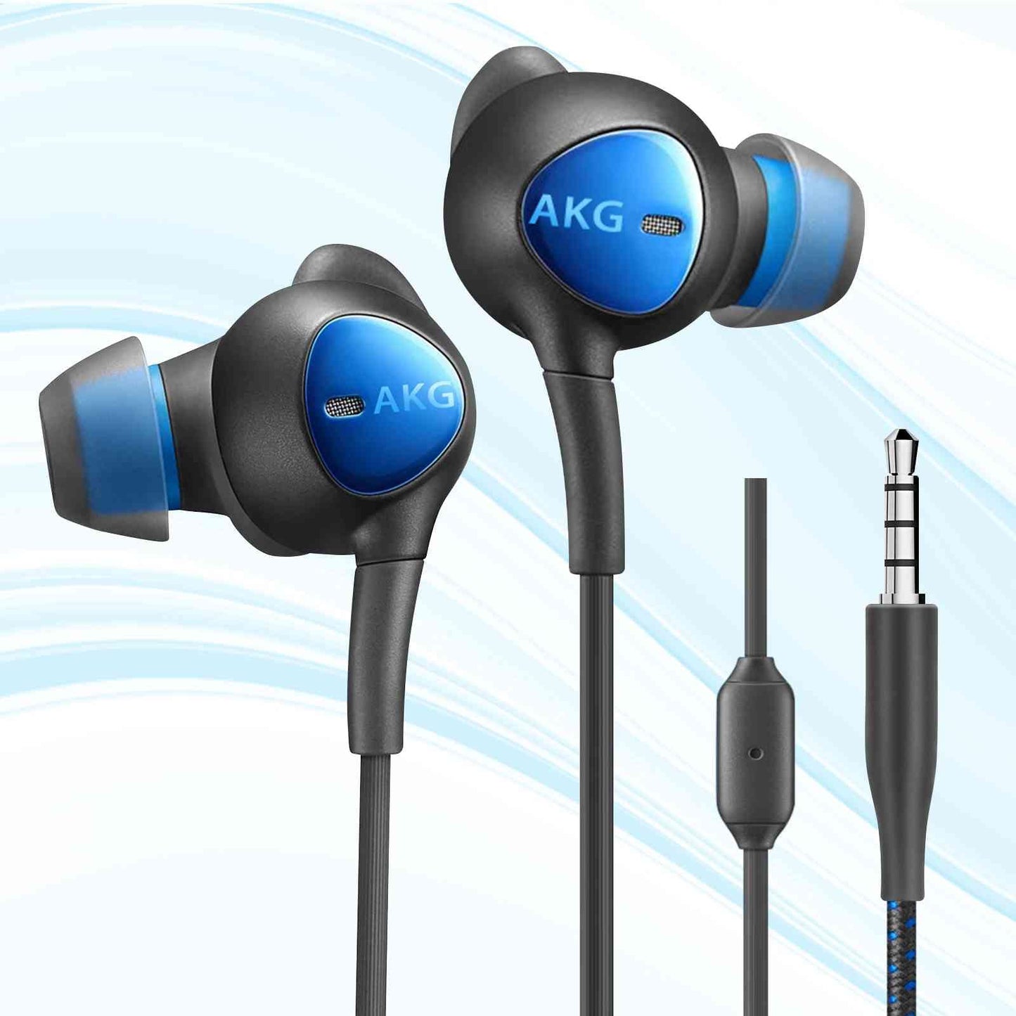 Wired 3.5MM Jack Durable Earphones Earbuds w Microphone and Volume Control, Deep Bass Clear Sound Noise Isolating in Ear Headphones, Compatible…