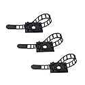 25 Pieces Desk Wire Organizer Cable Ties Zip Ties Adhesive Cord Clips Cable Management Cord Keeper Desk Wire Management