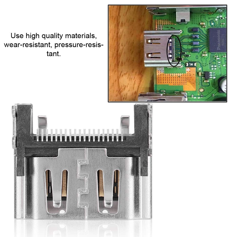 HDMI Port Socket Plug Jack Interface Connector Repair Part Replacement for PS4 PRO-2000