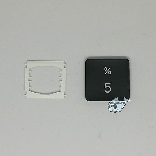 Dolphin.dyl(TM) Replacement Individual Key Cap for US New MacBook Pro A1989 A1990 Key Keyboard(Key Cap with Hinge) (5 / Five)