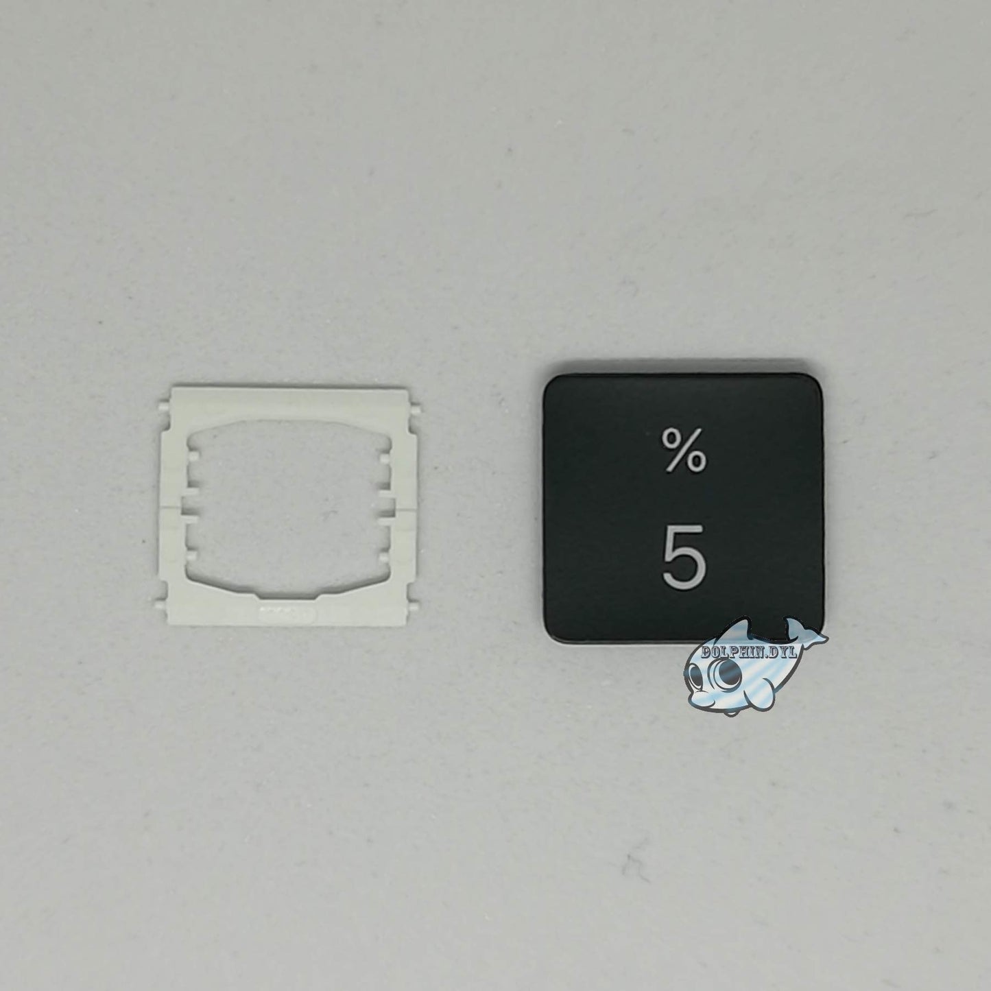 Dolphin.dyl(TM) Replacement Individual Key Cap for US New MacBook Pro A1989 A1990 Key Keyboard(Key Cap with Hinge) (5 / Five)
