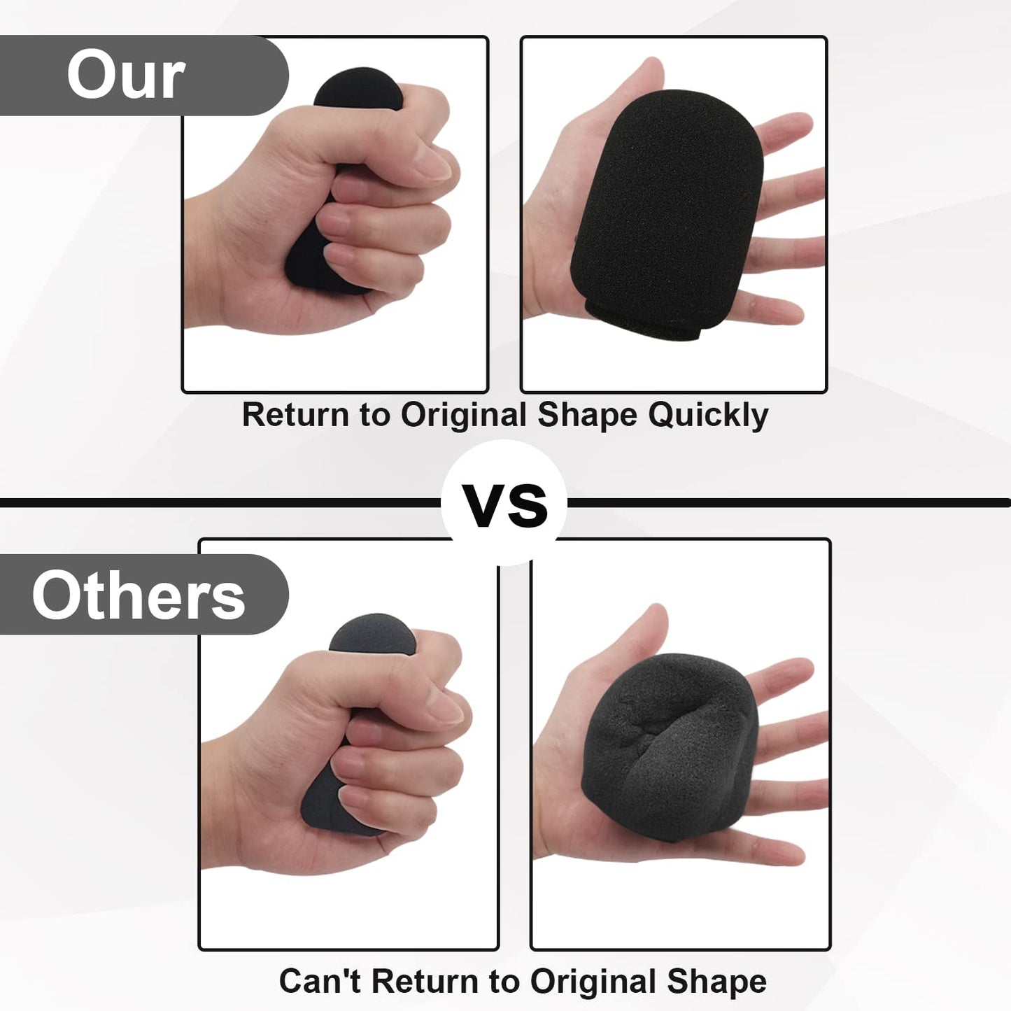 Boseen Microphone Cover for SM7B, Mic Cover Foam Microphone Windscreen Compatitable with SM7B Professional Mic Foam for SM7B Recording Condenser