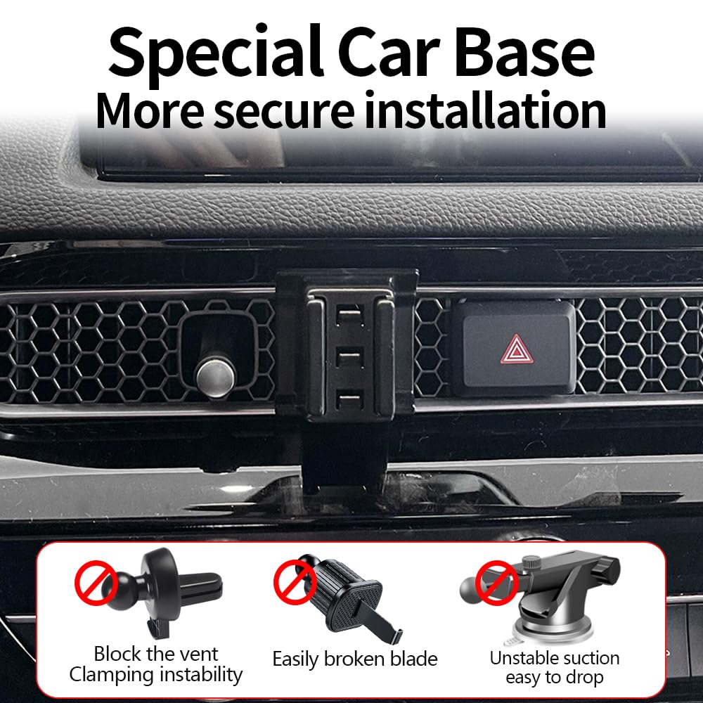 Car Phone Holder for Honda Civic 2022 2023 2024 2025 2026 11th gen LX Sport EX Touring Si Auto Accessories Navigation Bracket Interior Decoration