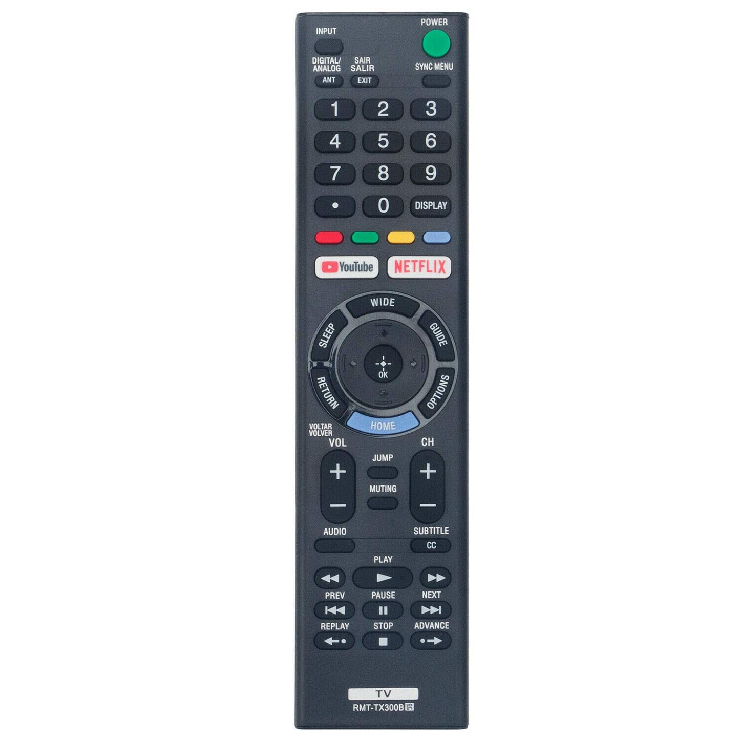 Replacement TV Remote Control Controller for Sony TV KDL-50W667G KDL-50W665G KD-49X725F KD-55X725F