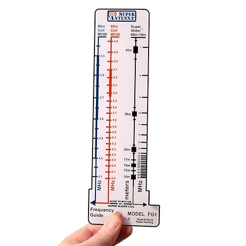 Super Antenna FG1 Frequency Guide HF SWR Ruler for MP1 ham Radio Amateur