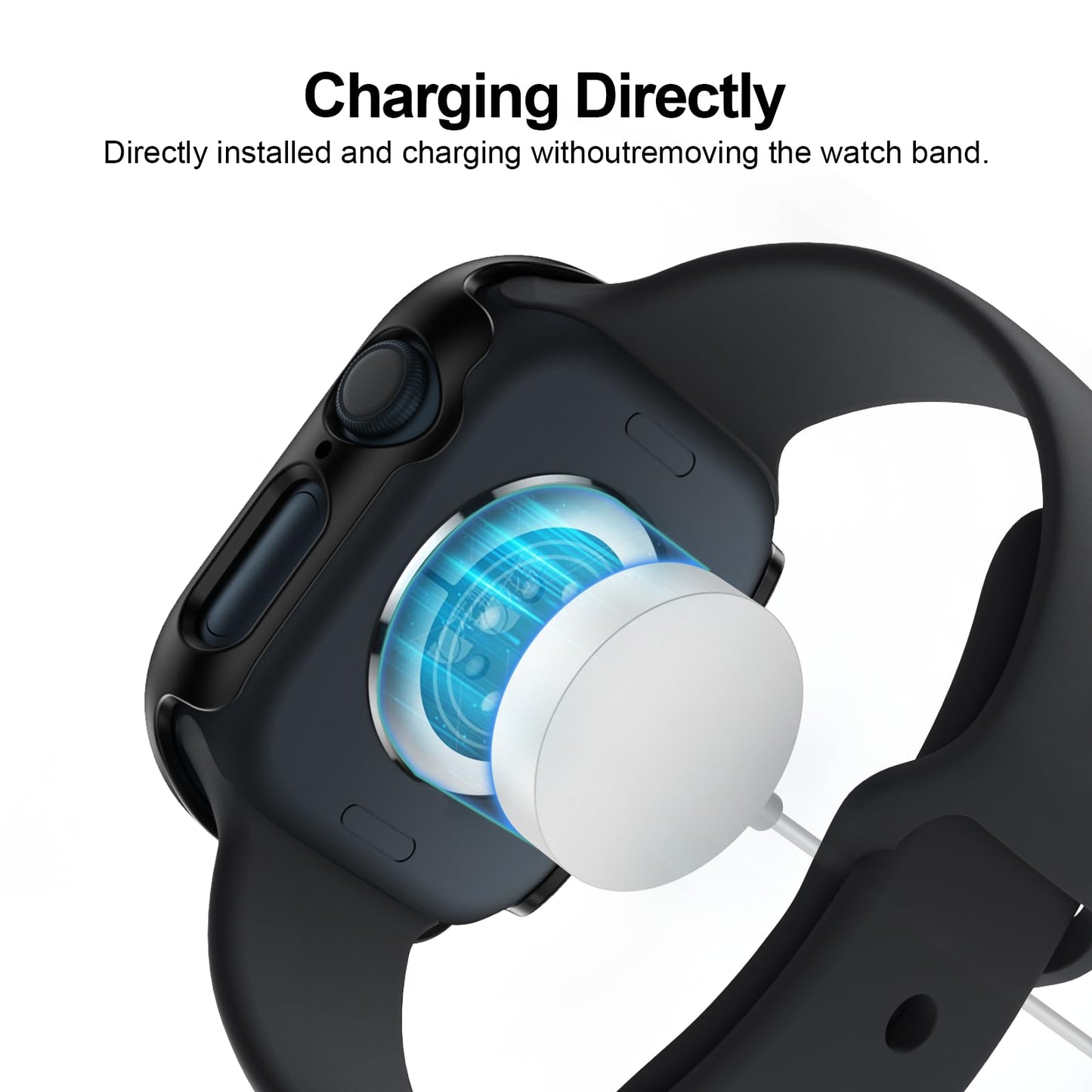 Case with Tempered Glass Screen Protector for Apple Watch Series 11/10 42mm