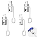 Liaoan USB C to Micro USB Adapter, 4 Pieces, Supports 18W Fast Charging and Data Transfer, Suitable for USB C Socket to Micro Plug Adapter, not…