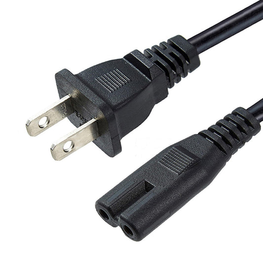 2 Prong Power Cord for Canon PIXMA TS9120 MX922 MG2522 G4210 MG7720 MG6822 MG6821 MG6820 MG5722 MG5721 MG5720 PIXMA Pro 100 Pro-100 MX472 492 495