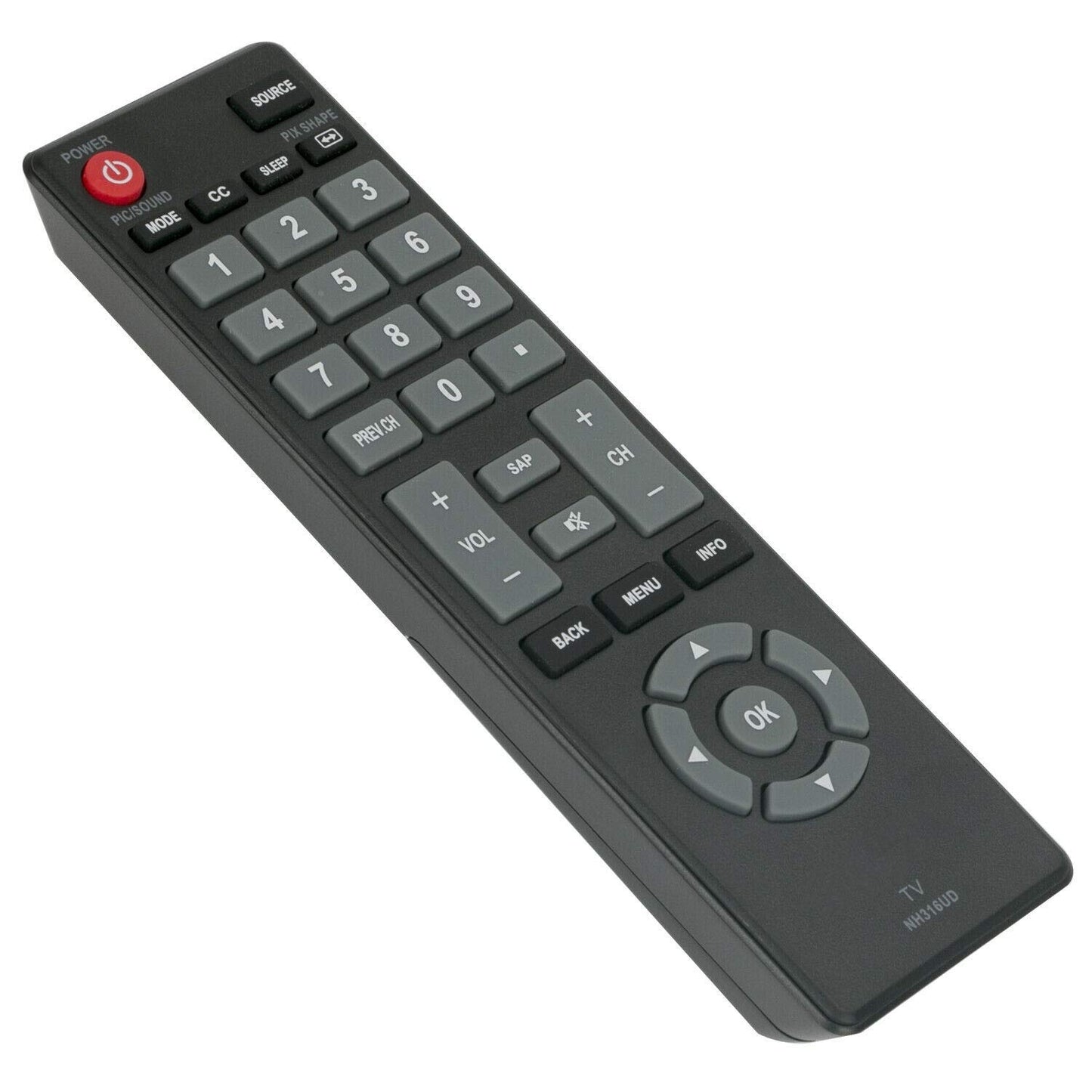 New - Remote Control NH316UD for Sanyo Smart LED LCD TV FW50D48F FW40D48F FW32D08F