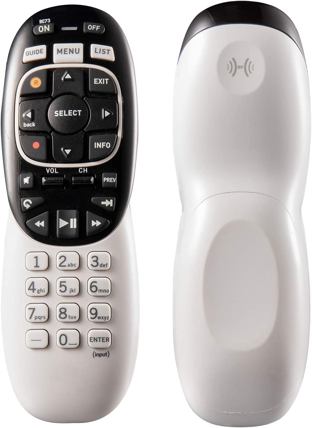 RC73 RC72 IR/RF Universal Remote Control Replacement Compatible with DirecTV HR20 HR21 HR34 HR44 HR54 RC72 RC71