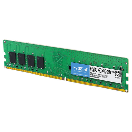 Crucial 8GB DDR4 RAM, 3200MHz (PC4-25600) CL22 Desktop Memory, UDIMM 288-Pin, Downclockable to 2933/2666MHz, Compatible with Intel and AMD Ryzen
