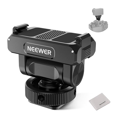NEEWER Magnetic Mount Adapter Compatible with DJI Osmo Action 5 Pro/4/3, Upgraded Metal Quick Release Action Camera Mount Vlogging Accessories