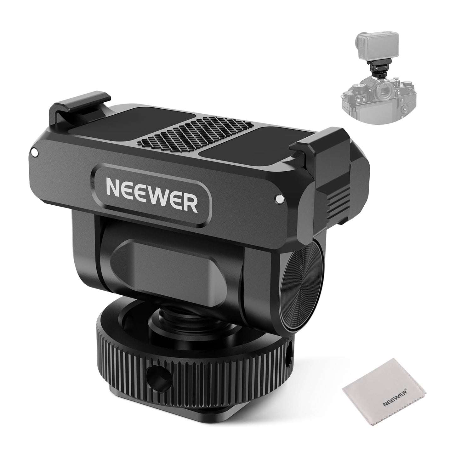 NEEWER Magnetic Mount Adapter Compatible with DJI Osmo Action 5 Pro/4/3, Upgraded Metal Quick Release Action Camera Mount Vlogging Accessories