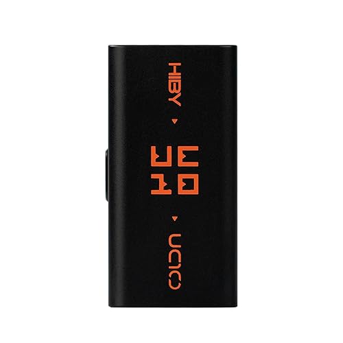 HiBy UC10 USB-C to Coaxial S/PDIF Digital Audio Converter 3 Level Digital Signal Gain Digital Signal Cleanup USB Audio Input 3.5mm Port Coaxial