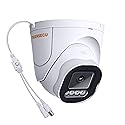 TIGERSECU 5MP Wide Angle Dome Security Camera for TVI, CVI, AHD, CVBS DVRs, Weatheproof for Indoor/Outdoor Use, Hybrid 4-in-1 with OSD Switch (Power