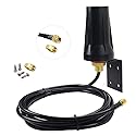 4G LTE Cellular SMA Male Waterproof Antenna Compatible with AT&T T-Mobile 4G Router Modem, for Spypoint Stealth Cam Tactacam Muddy SEHMUA Moultrie