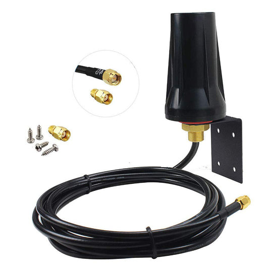4G LTE Cellular SMA Male Waterproof Antenna Compatible with AT&T T-Mobile 4G Router Modem, for Spypoint Stealth Cam Tactacam Muddy SEHMUA Moultrie