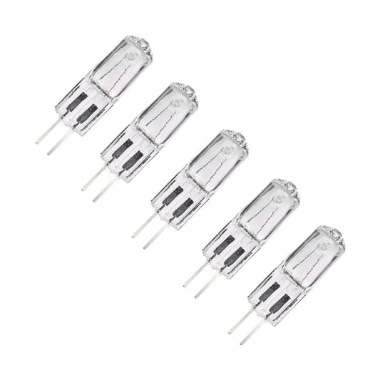 WOLTHID G4 AC120V 35W G4 Bi-Pin Light Bulbs 220V 50W Warm White 2700K Halogen Lamps Dimmable for Home Lighting Kitchen Hood 5PCS 120V-35W