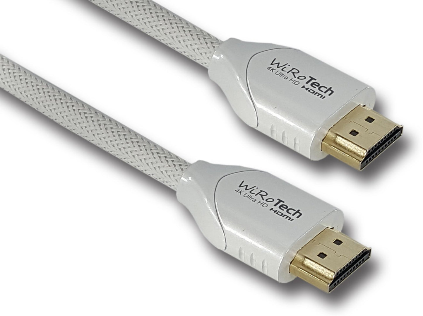 WiRoTech HDMI Cable 4K Ultra HD with Braided Cable, HDMI 2.0 18Gbps, Supports 4K 60Hz, Chroma 4 4 4, Dolby Vision, HDR10, ARC, HDCP2.2 (15 Feet