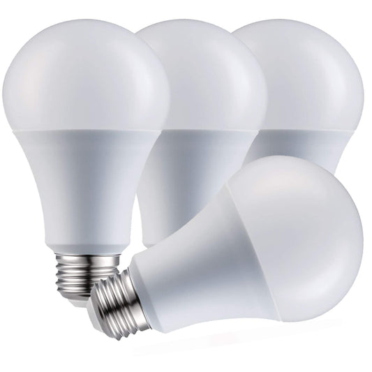LABORATE LIGHTING A19 LED Light Bulbs - E26 Base, 60W, 800 Lumens, Soft White 3000K Illumination - Dimmable, Energy Saving Outdoor & Indoor Home