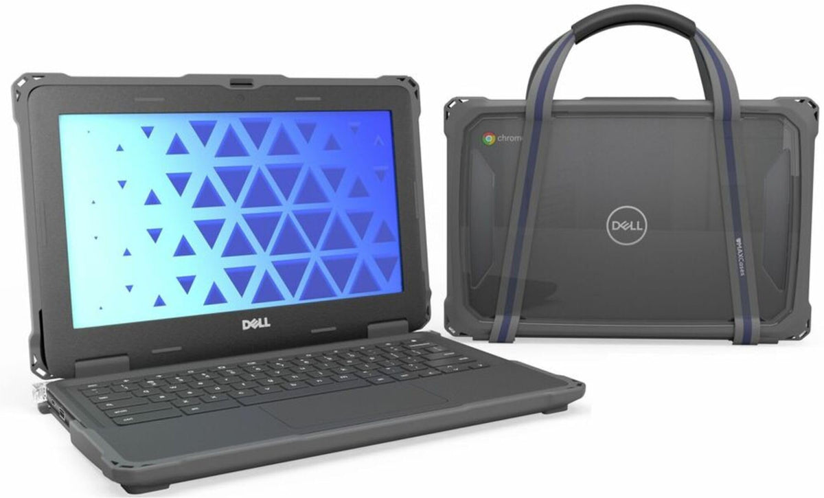 MAXCases Extreme Shell-F3 Slide Case for Dell 3100/3110/3120 Chromebook Clamshell 11.6" (Gray)