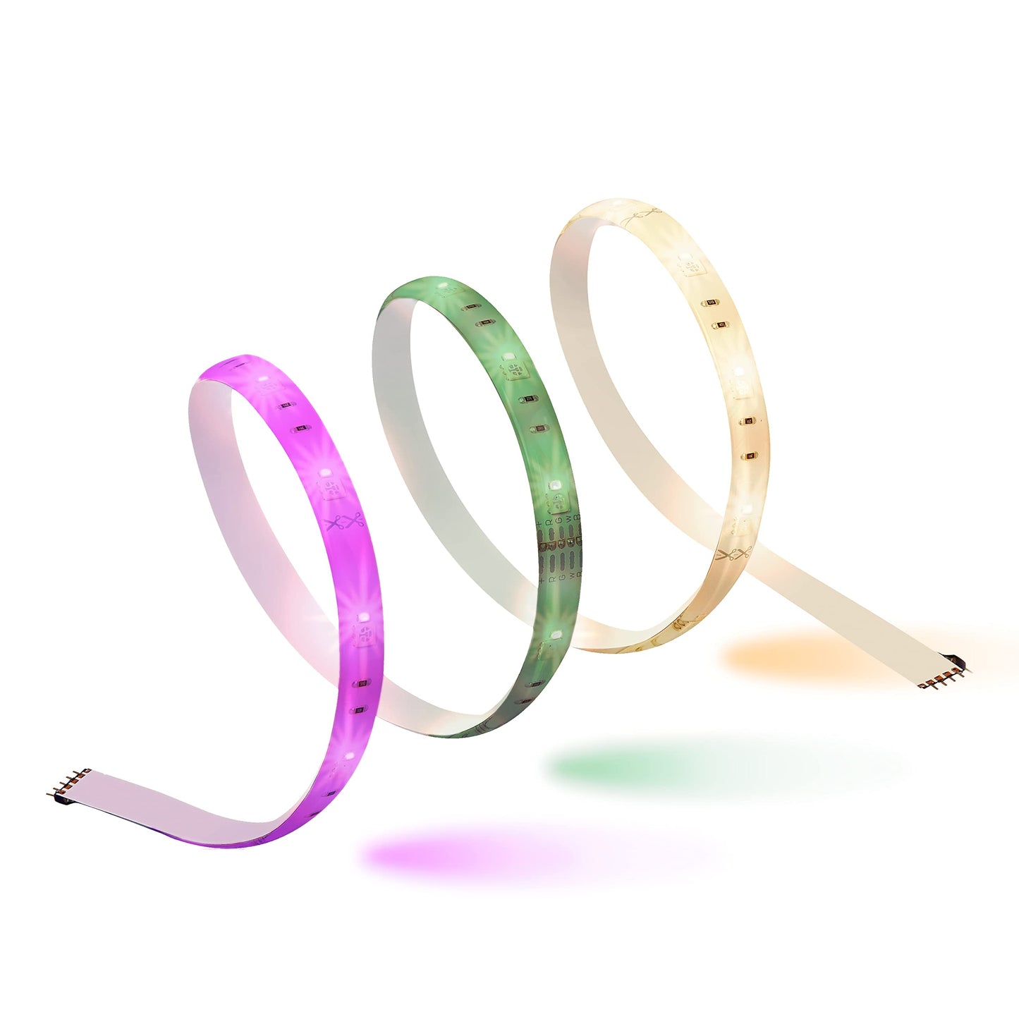 SYLVANIA Wifi LED Smart Strip Light Expansion Kit, 6.5ft, Indoor, Full Color & Adjustable White, Compatible with Alexa and Google Home Only - 1 Pack
