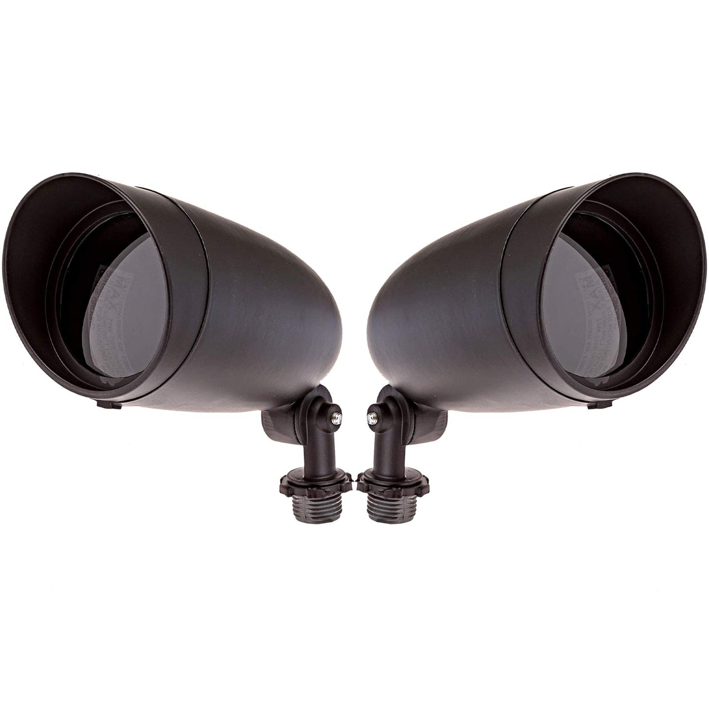 Dysmio Lighting One Light PAR20 120 Volt Die Cast Aluminum Durable Outdoor Landscape Security Lighting Flood, Dark Bronze - Pack of 2