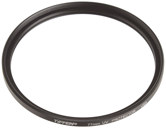 Tiffen 77UVP Slim 77mm UV Protection Filter for Camera Lens, Clear Optical Glass, Impact Resistant