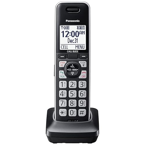 Panasonic Cordless Phone Handset Accessory Compatible with KX-TGF77x Series Cordless Phone Systems - KX-TGFA71S