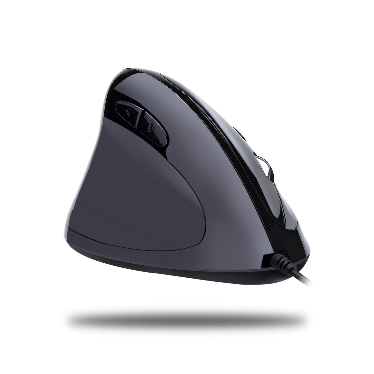 Adesso Imouse E7 Ergonomic Mouse for Left Hand, Black