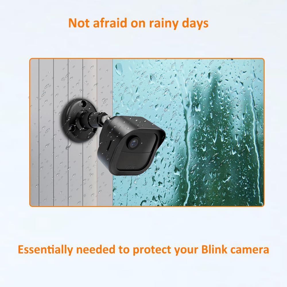 2 Pack | All-New Mount for Blink Outdoor 4 and Outdoor Camera 2K+ | Adjustable Design to Improve Viewing Angle | Weather Protective Housing Cover