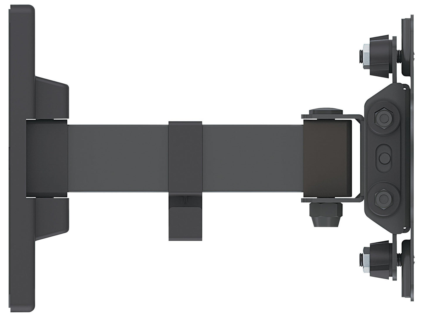 Manhattan Universal Wall Mounted TV Hardware Flat Panel TV Arm Single Arm Black 461375