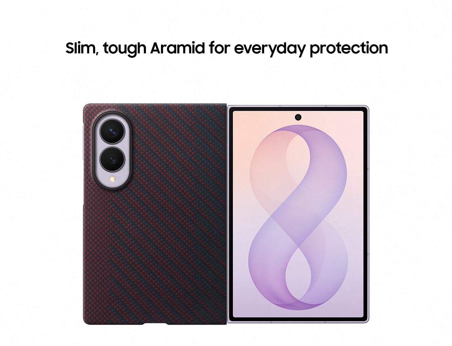 Samsung Galaxy Z Fold8 Official Carbon Magnet Phone Case, Blue