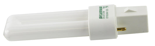 Osram Sylvania 20303 CF5DS/841/ECO DULUX 5W single compact fluorescent lamp with 2-pin base, 4100K color temperature, 82 CRI, ECOLOGIC for use on