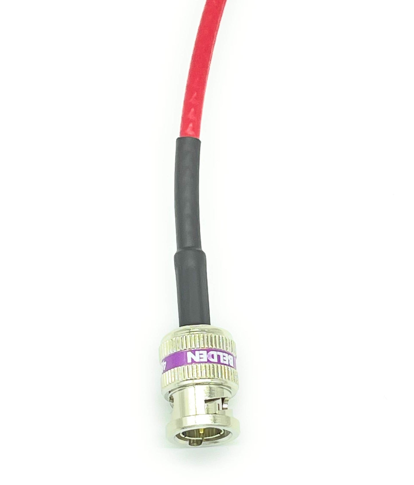 AV-Cables 12G 4K HD SDI BNC - BNC Cable 4855R Mini RG59 (1.5ft, Red)