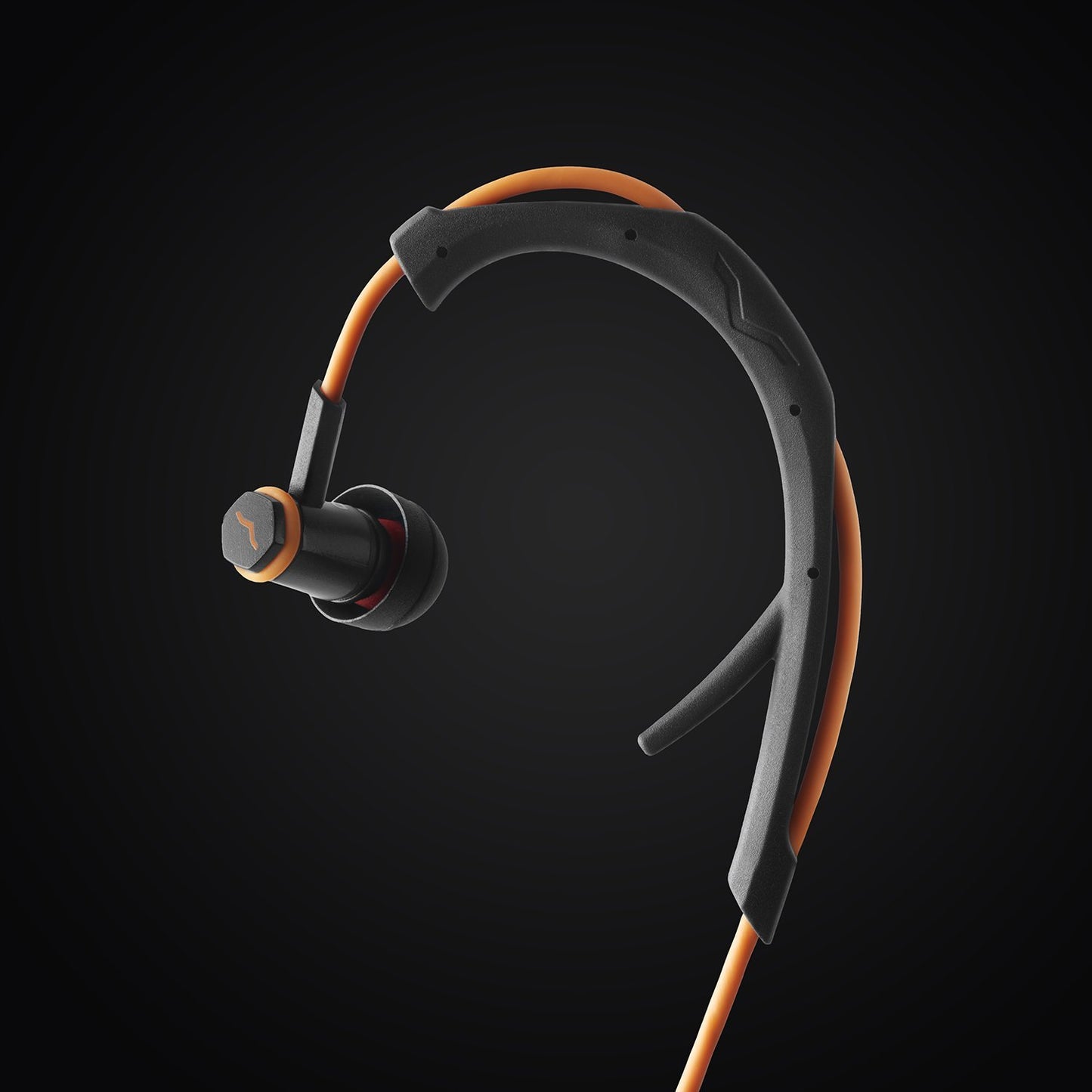 V-Moda Forza in-Ear Hybrid Sport Headphones with 3-Button Remote & Microphone - Samsung and Android Devices, Orange