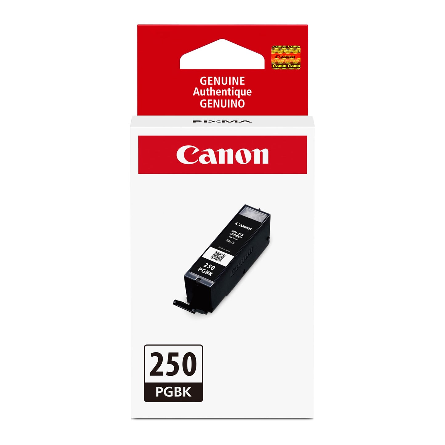 Canon PGI-250 Genuine Pigment Black Ink Tank, Compatible with MG6320, IP7220 & MG5420, MX922, MG5520, MG6420, MG7120, iX6820, iP8720, MG7520, MG6620