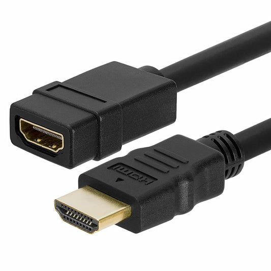 4xem 4XHDMIEXT3 3 ft. HDMI 4K-2K Male & Female Extension Cable44; Black