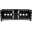 StarTech.com 4U Universal VESA LCD Monitor Mounting Bracket for 19-inch Rack or Cabinet - TAA Compliant - Cold-Pressed Steel Bracket (RKLCDBK)
