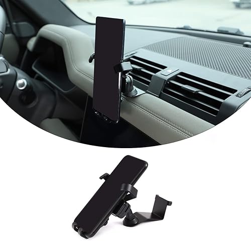 PIUGILH Phone Cradle for Land Rover Defender 90 110 130 2020 2021 2022 2023 Alumium Alloy Dashboard Mobile Phone Holder Trim Car Accessories