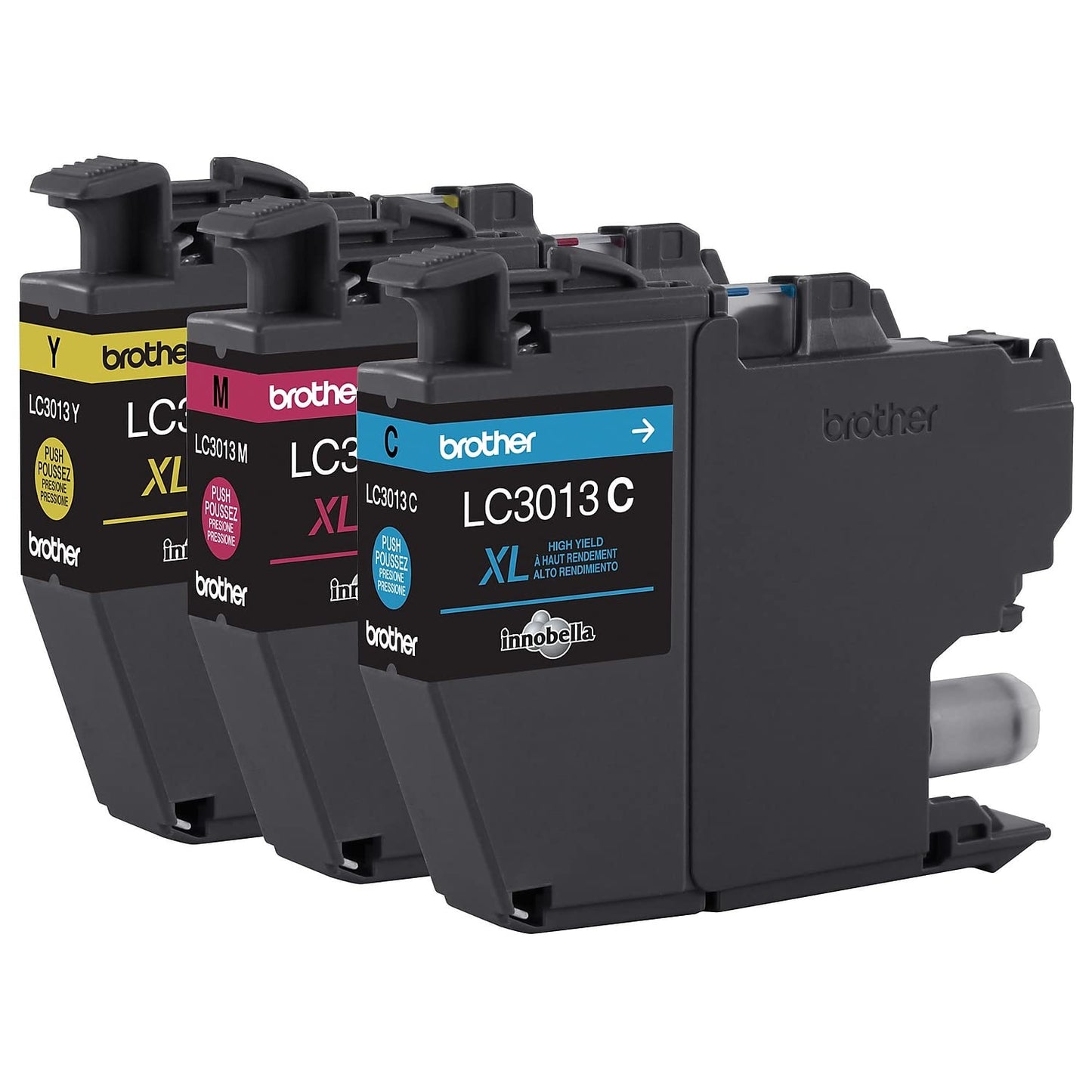 Brother High-Yield Color Printer Ink Cartridges LC3013 3-Pack for Work Smart Series - Professional Grade Ink for MFC-J491DW, J497DW, J690DW, J895DW