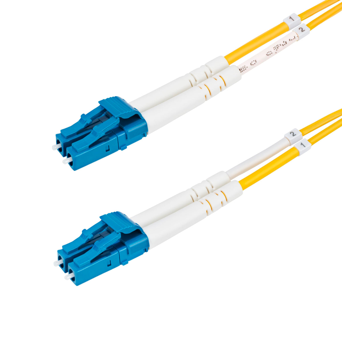 StarTech 3.3ft/1m OS2 Fiber Cable, LC to LC, 9/125 Duplex, LSZH