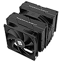 Thermalright Peerless Assassin 140 Black CPU Air Cooler, 6 Heat Pipes, Dual PWM Fans and Double Towers,158mm High CPU Cooling with Top