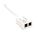 THE CIMPLE CO Modem Phone Filter, 1 Pack, DSL Splitter, 2 Wire, 1 Line, Removes Noise from Phone Lines, for Fax, Landline, Satellite, and Printer